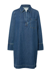 Jeanskleid Midi aus Lyocellmix