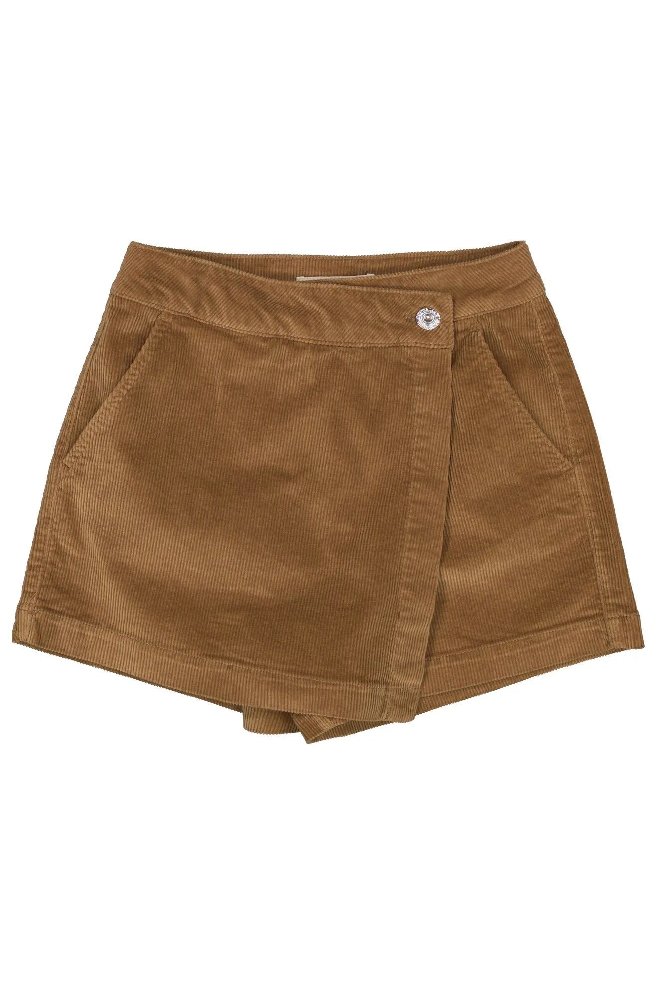 Cord-Skorts Mini aus Baumwolle