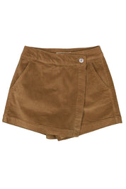 Cord-Skorts Mini aus Baumwolle