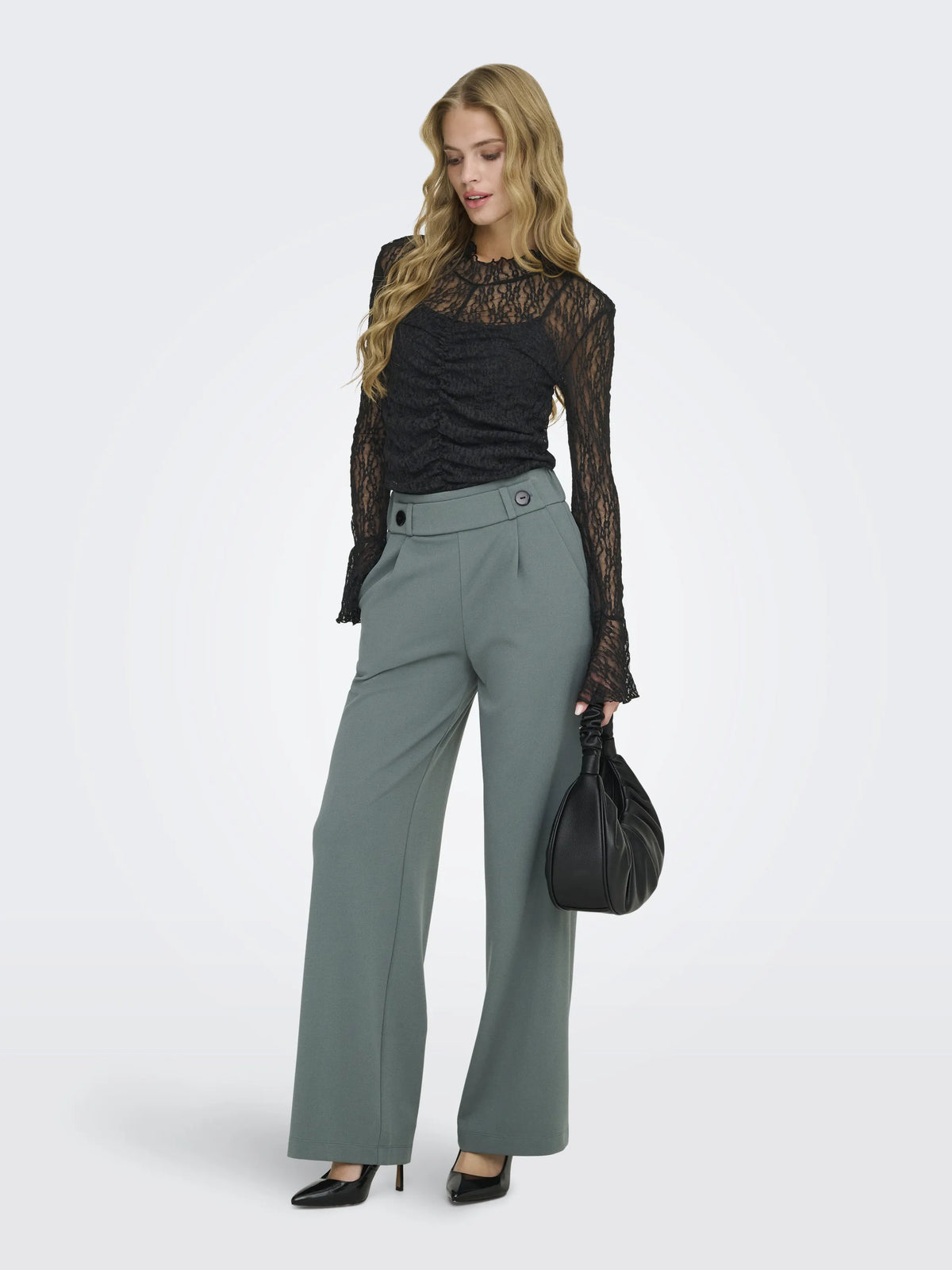 Bluse aus Spitze
