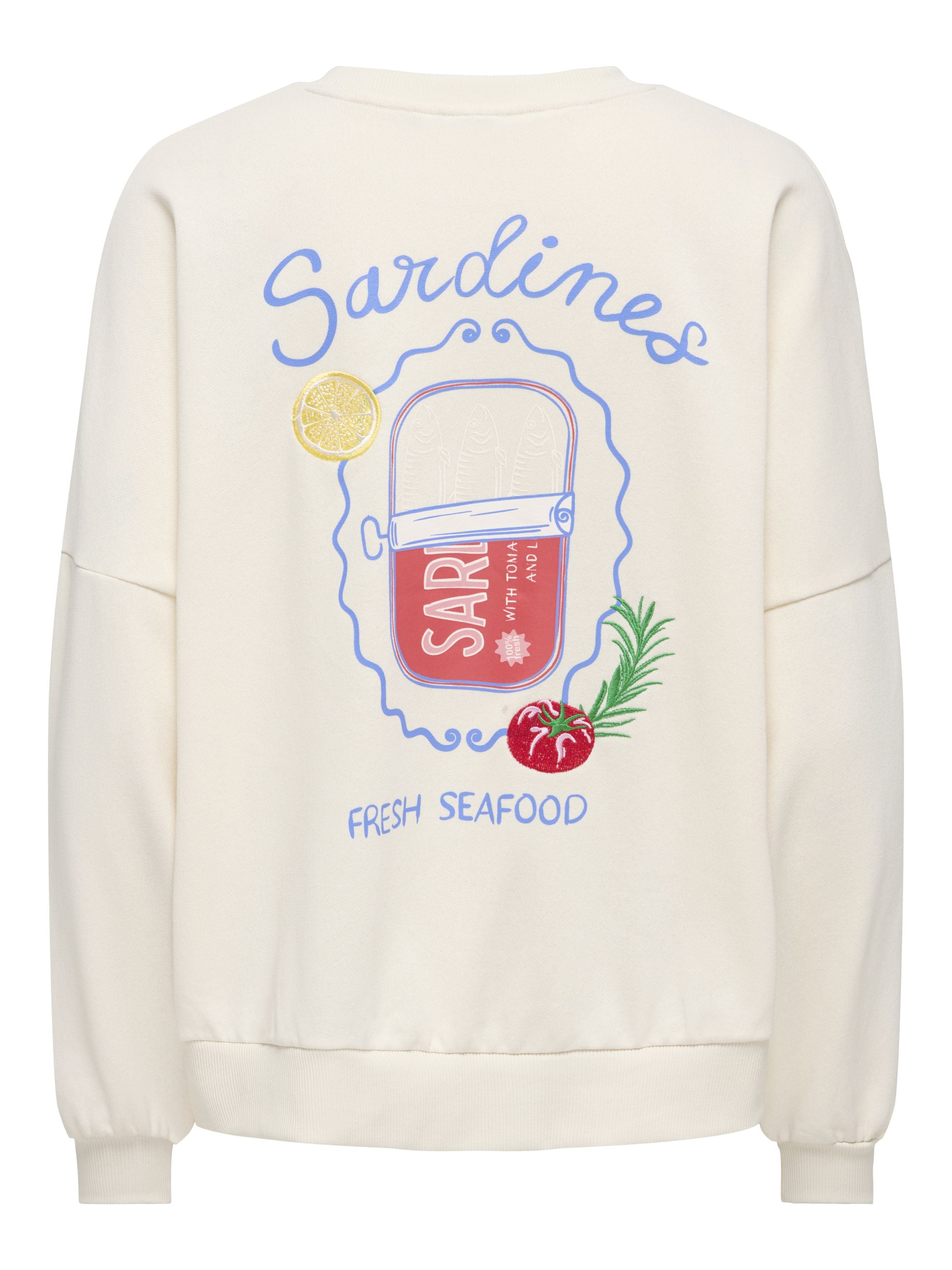 Sweatshirt ONLDEBORAH aus Baumwollmix