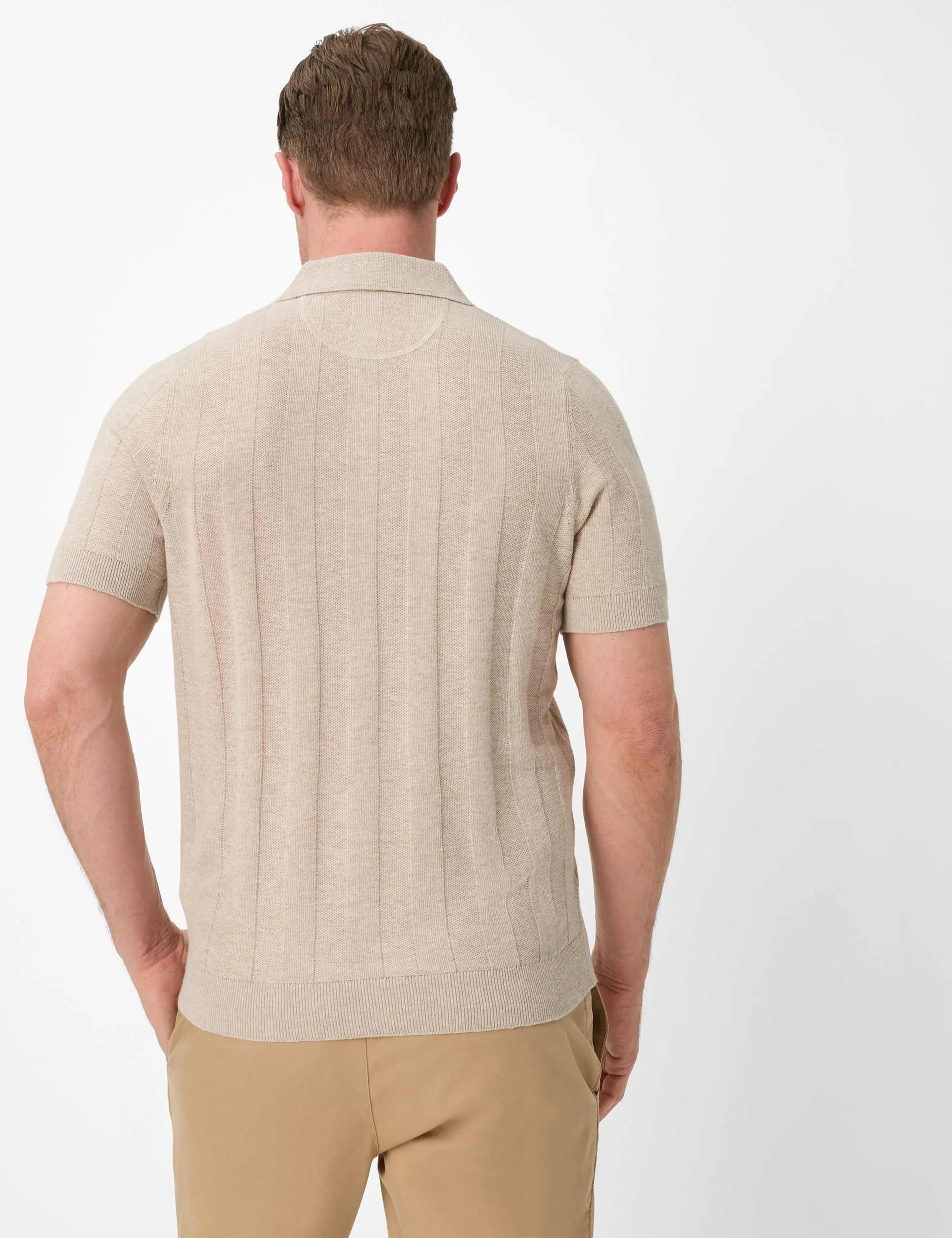 Strickpoloshirt Slim Fit STYLE PASCAL