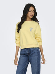Sweatshirt ONLVIVVIAN aus Baumwollmix