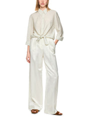 Bluse mit Knotendetail