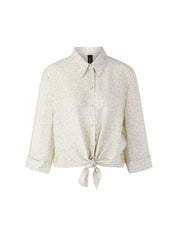 Bluse mit Knotendetail