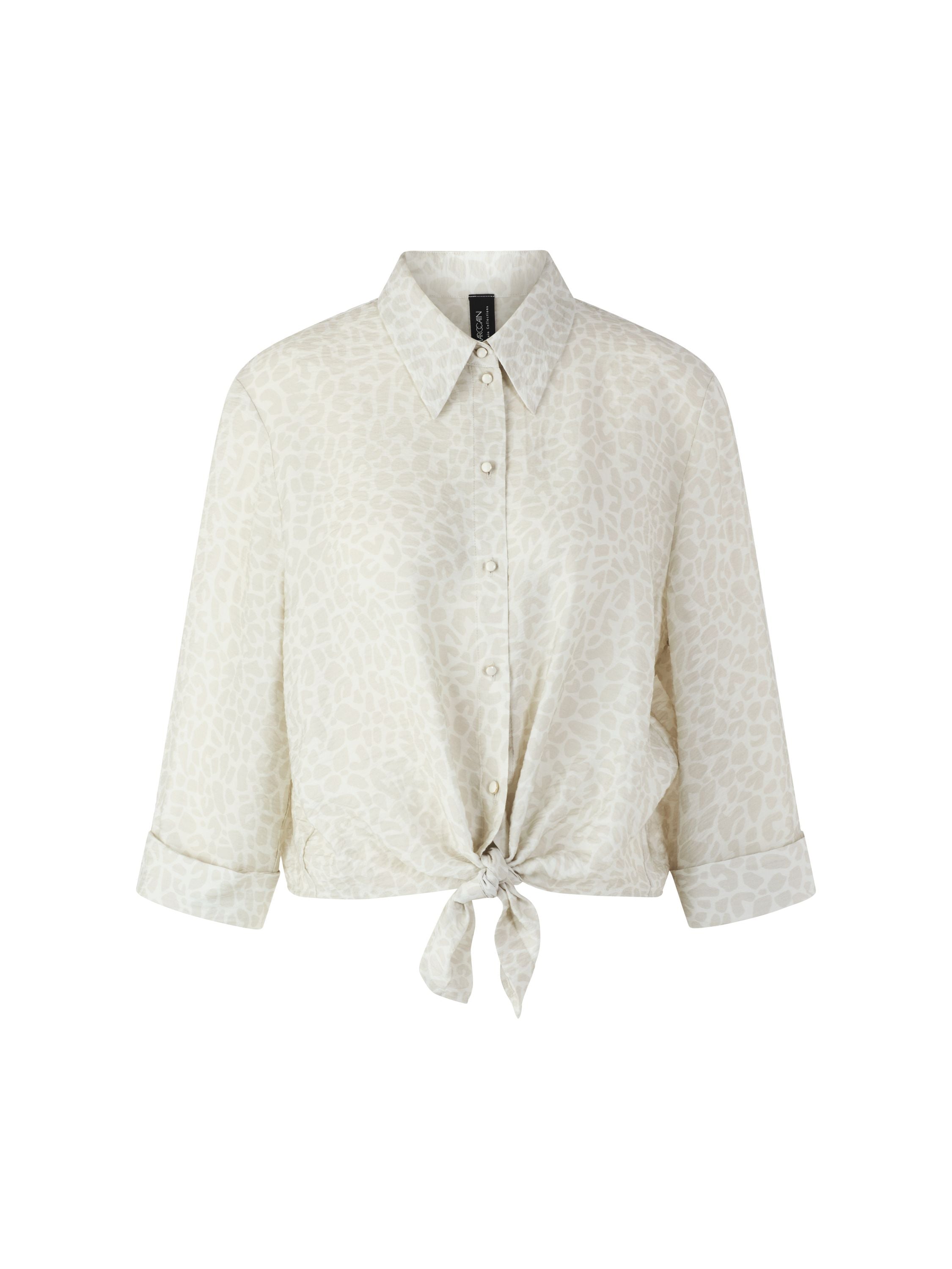 Bluse mit Knotendetail