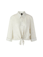 Bluse mit Knotendetail