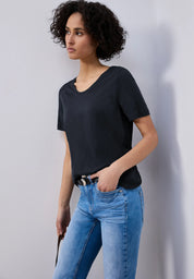 T-Shirt aus Baumwollmix