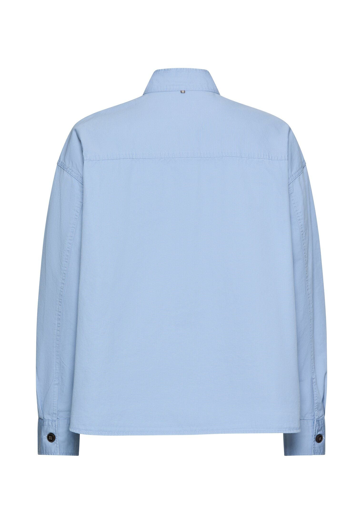 Bluse Relaxed Fit mit Stehkragen