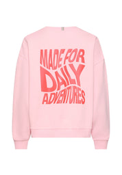 Sweatshirt mit Backprint