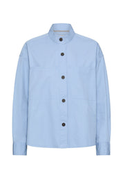 Bluse Relaxed Fit mit Stehkragen