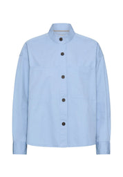 Bluse Relaxed Fit mit Stehkragen