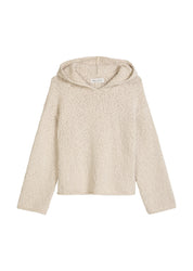 Strickhoodie aus Baumwollmix