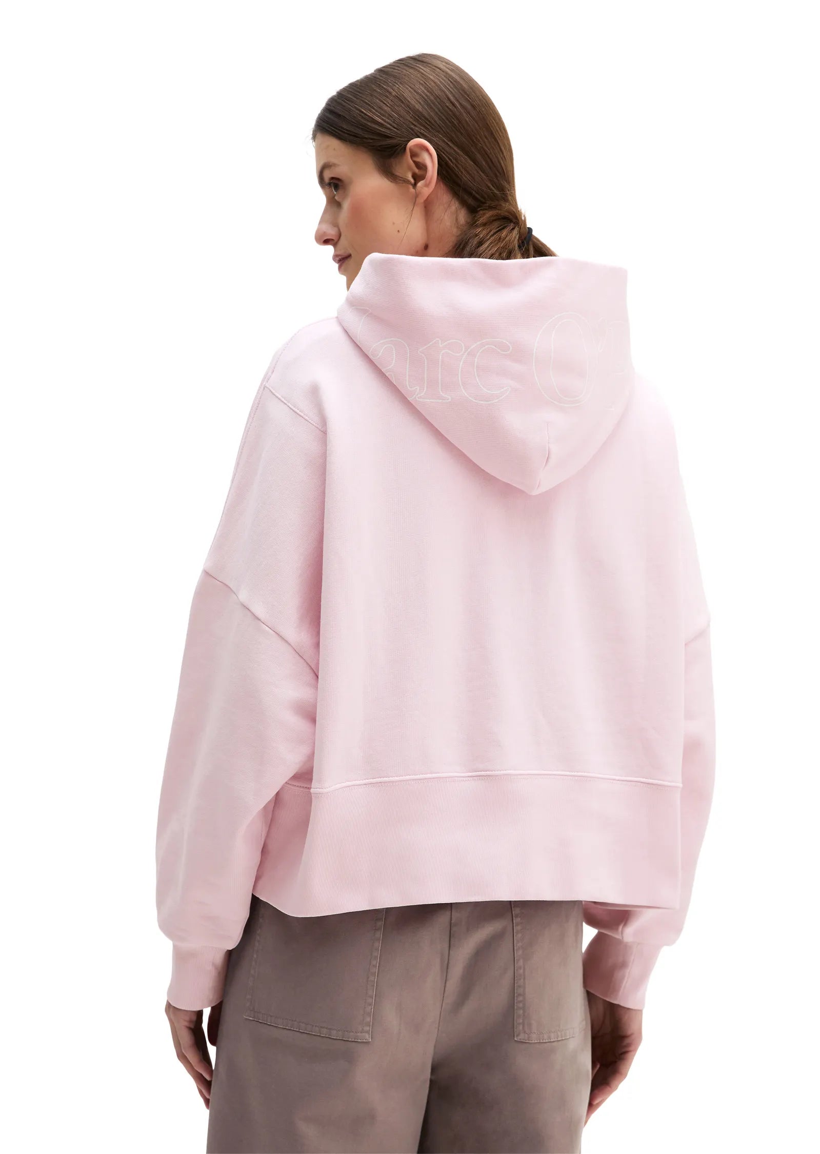 Sweathoodie oversized aus Baumwolle