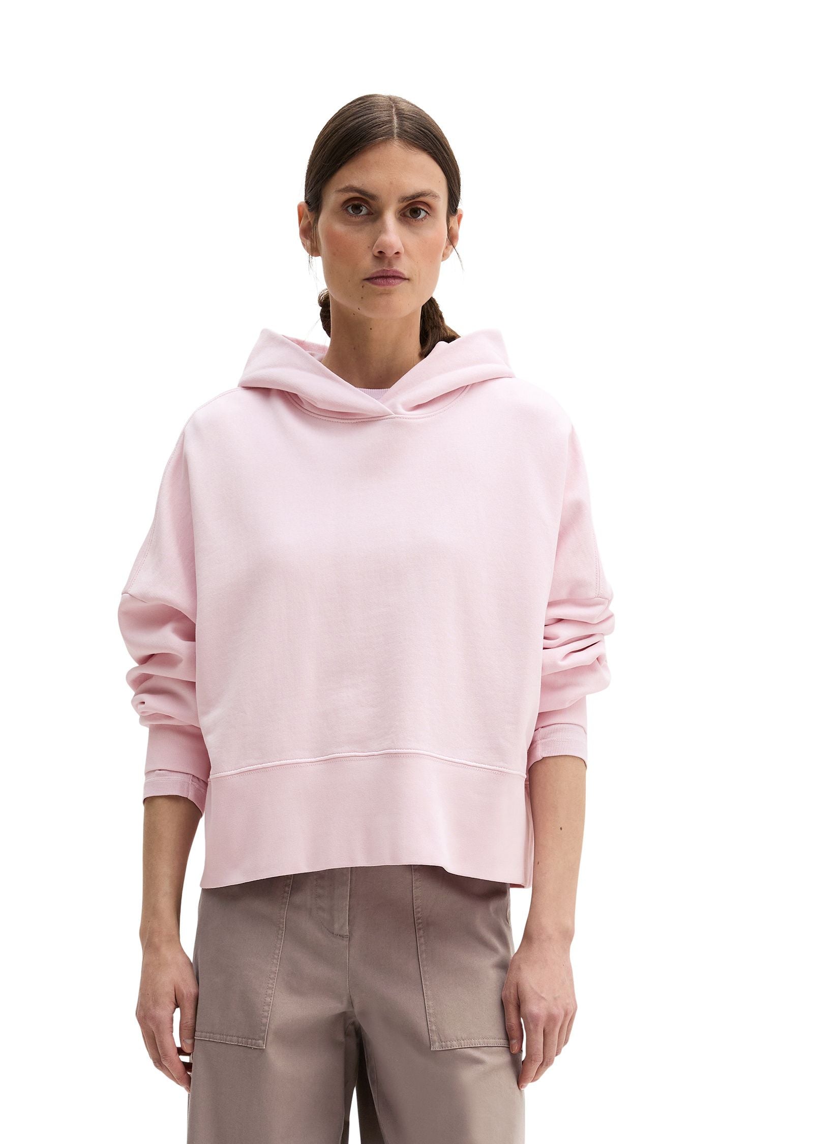 Sweathoodie oversized aus Baumwolle