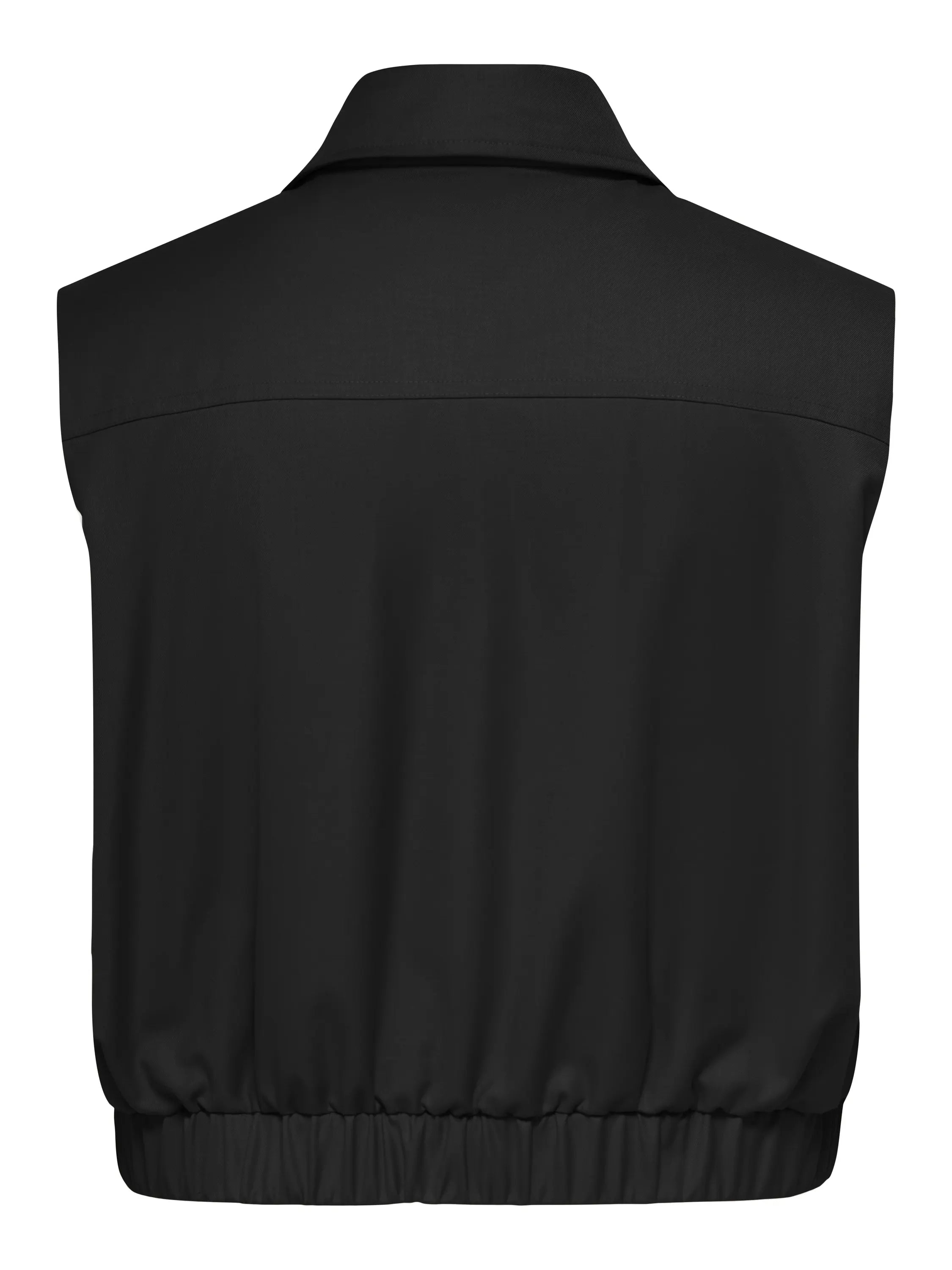 CARLISSY S/L ZIPPER VEST PNT