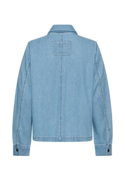 Jeansblazer aus Baumwollmix