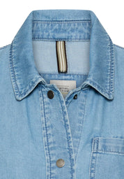 Jeansblazer aus Baumwollmix