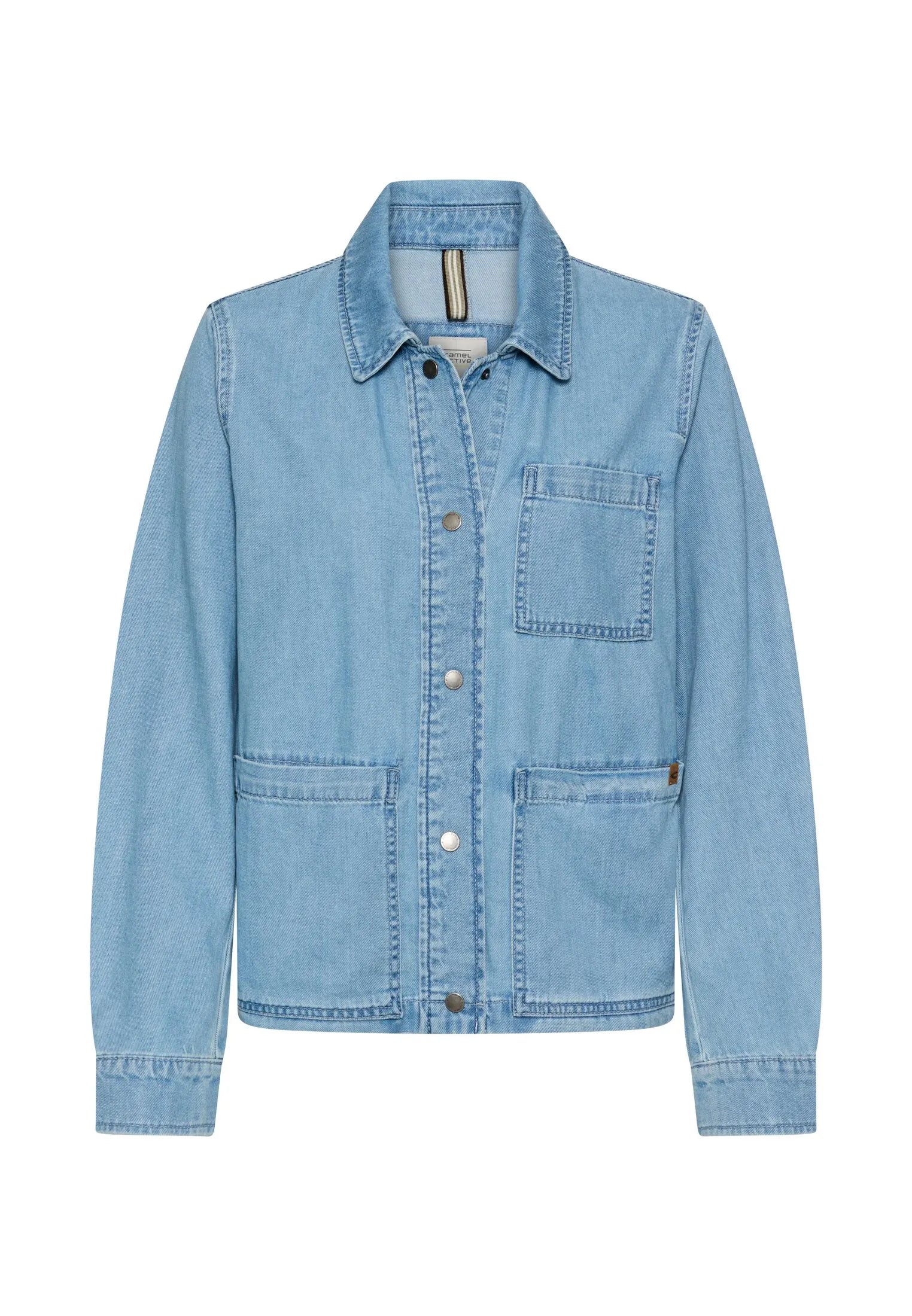 Jeansblazer aus Baumwollmix