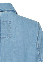 Jeansblazer aus Baumwollmix