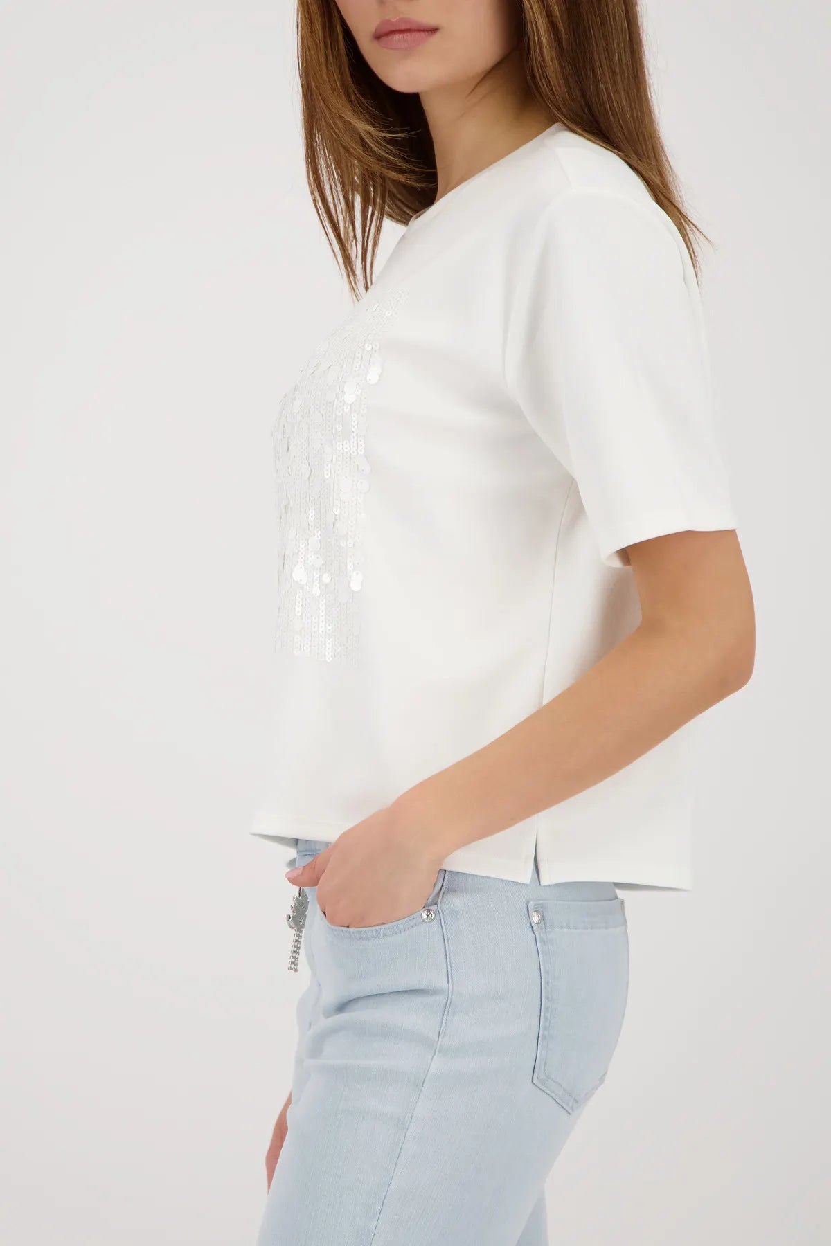 T-Shirt aus Modalmix