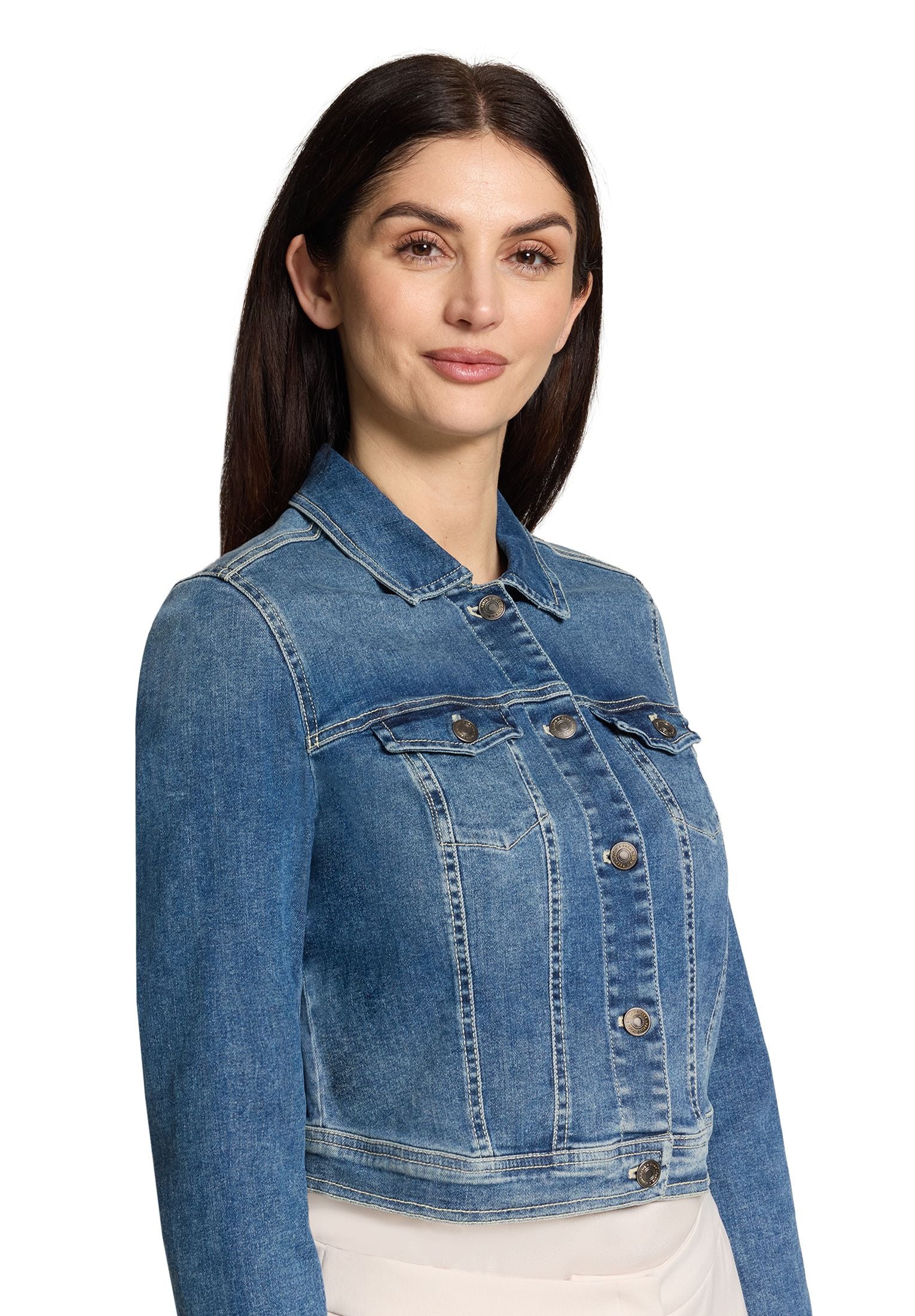 Jeansjacke aus Baumwolle