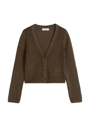 Strickcardigan aus Baumwollmix