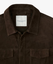 Overshirt aus Leder