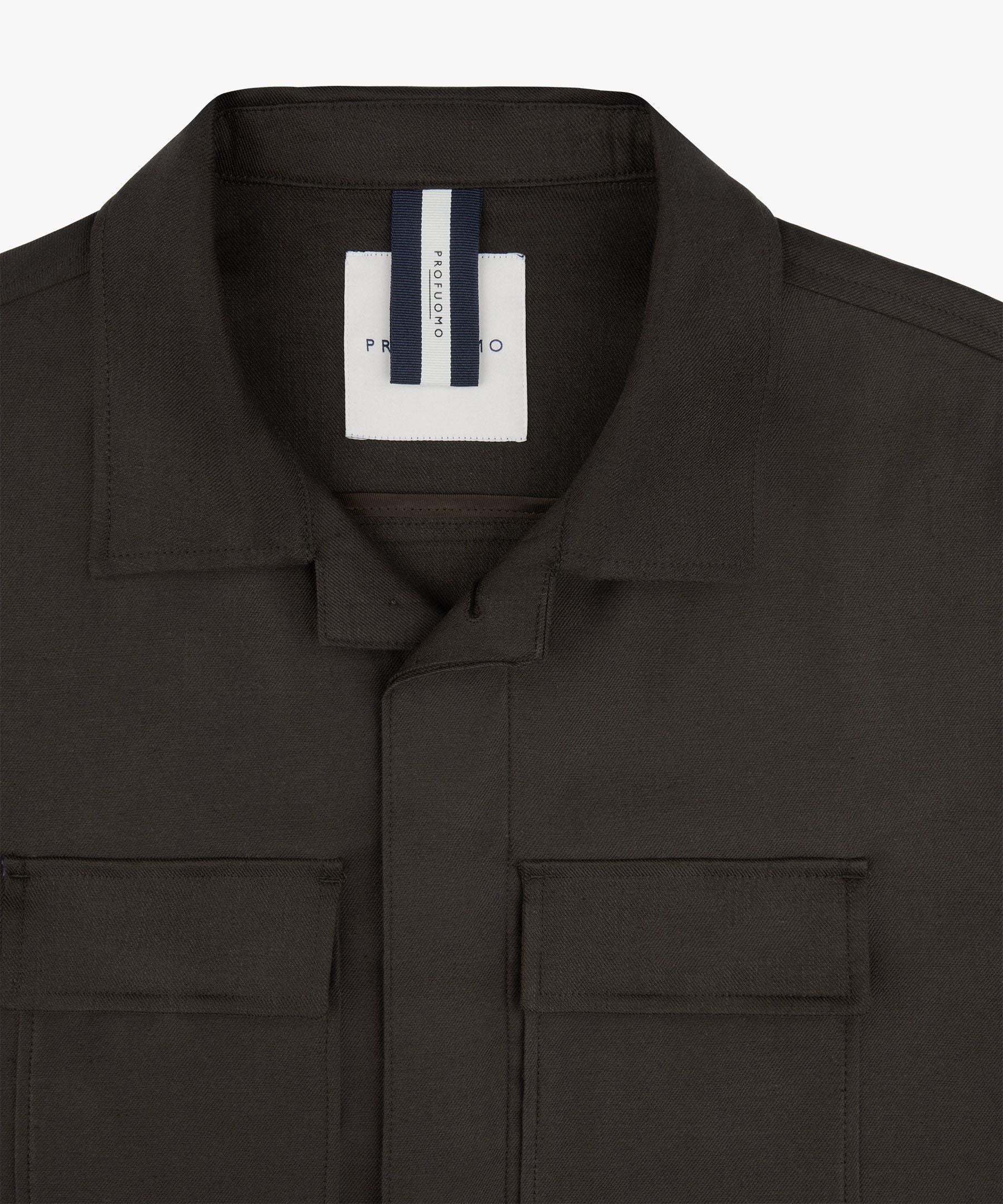 Overshirt aus Leinenmix