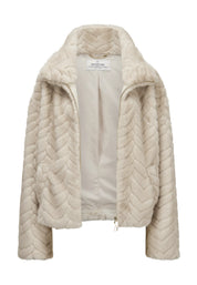 Übergangsjacke DEMI aus Kunstpelz