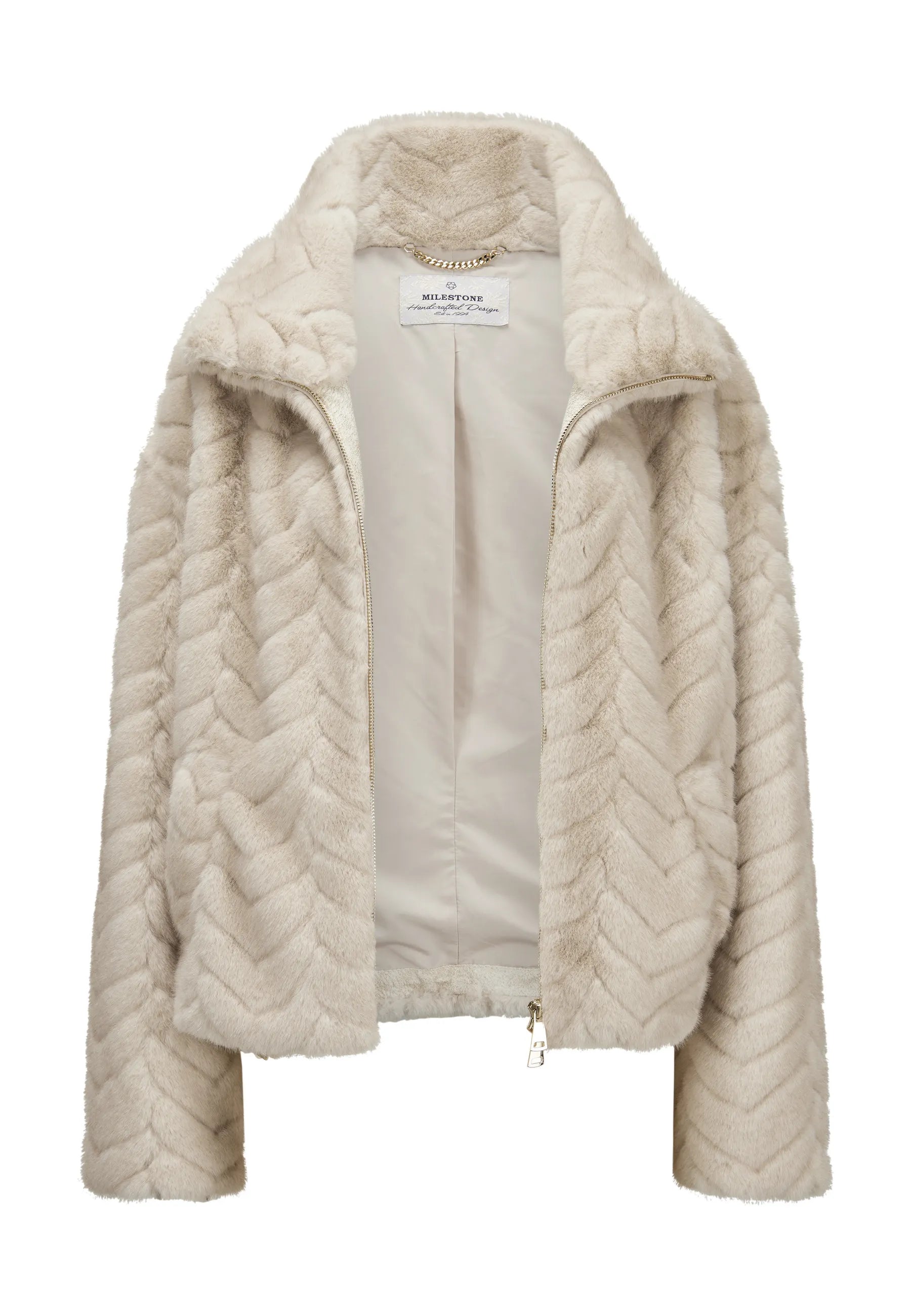 Übergangsjacke DEMI aus Kunstpelz