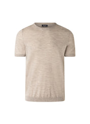 Strick-T-Shirt  Modern Fit aus Merinowolle