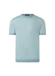 Strick-T-Shirt  Modern Fit aus Merinowolle