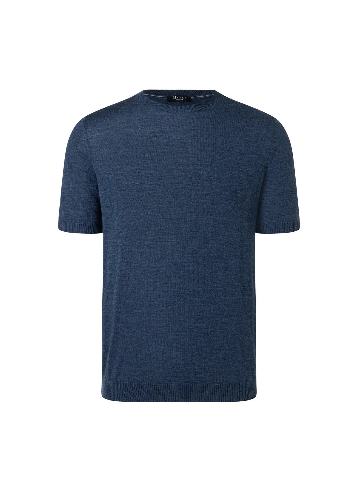 Strick-T-Shirt  Modern Fit aus Merinowolle