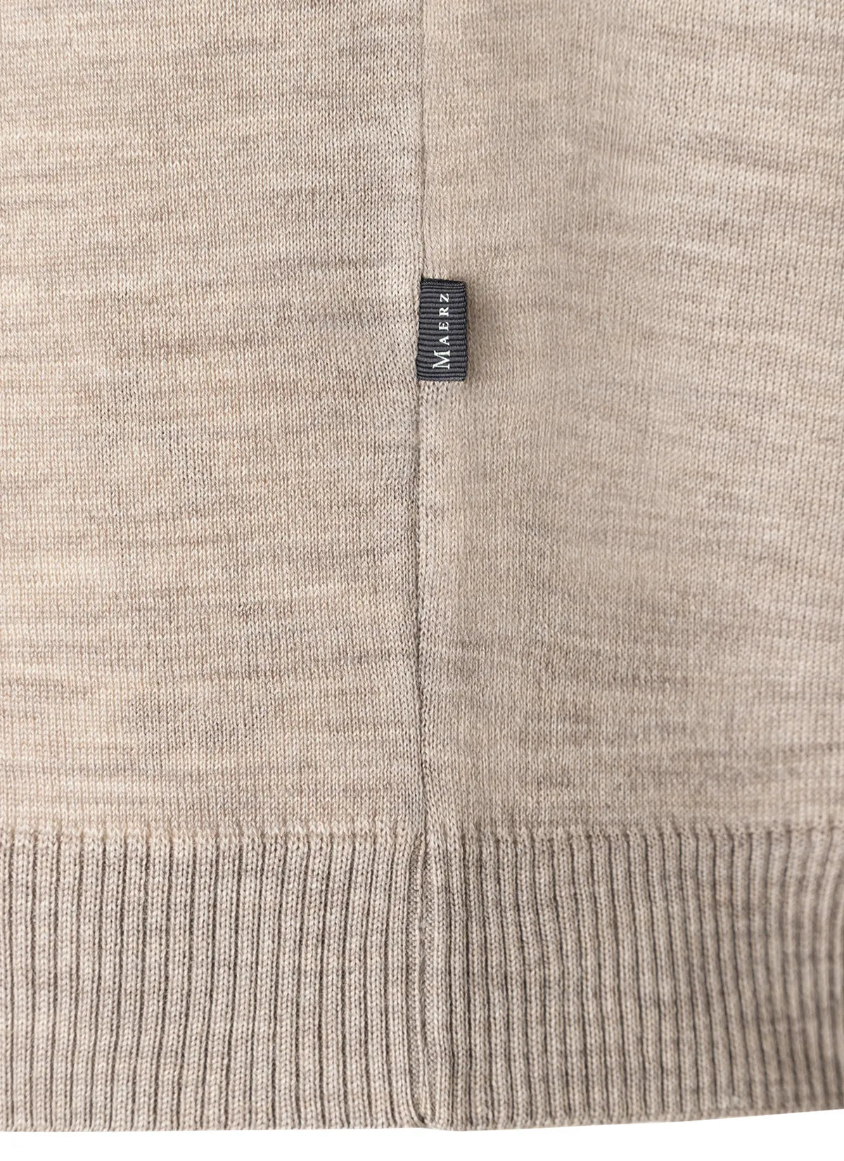 Strick-T-Shirt  Modern Fit aus Merinowolle