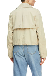 Tench-Jacke mit Kordkragen