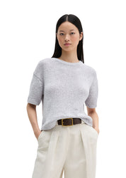 Strick-T-Shirt Loose Fit