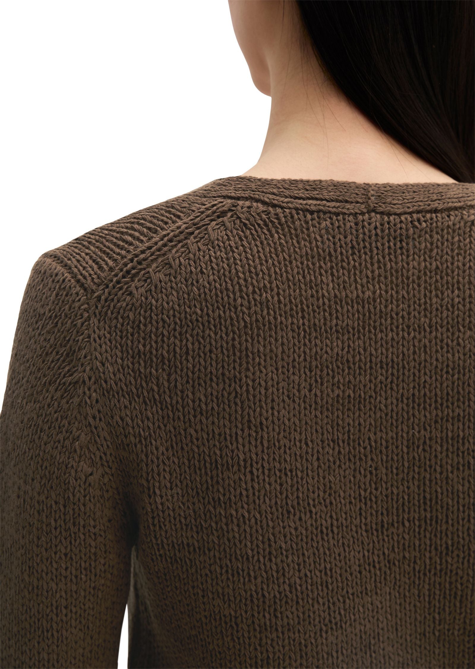 Strickcardigan aus Baumwollmix