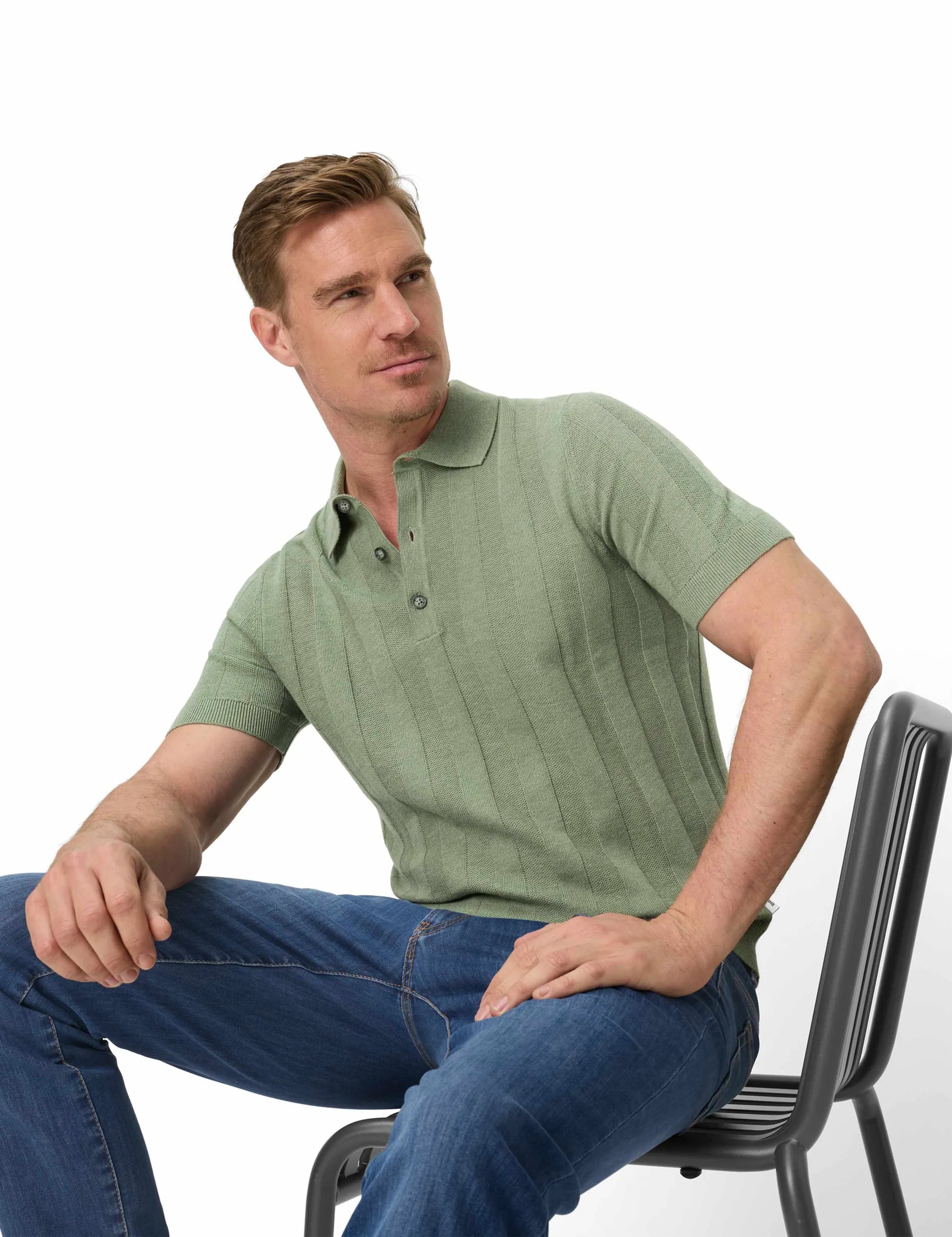 Strickpoloshirt PASCAL Slim Fit