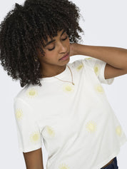 T-Shirt ONLMARISSE aus Baumwolle