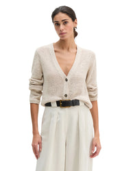Strickcardigan aus Baumwollmix