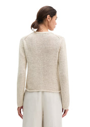 Strickcardigan aus Baumwollmix
