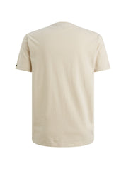 Short sleeve r-neck special washed, Bone White