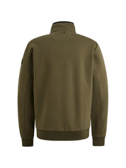 Sweatshirtjacke aus Baumwollmix