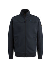 Sweatshirtjacke aus Baumwollmix