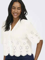 Bluse CARMIFFY aus Baumwolle