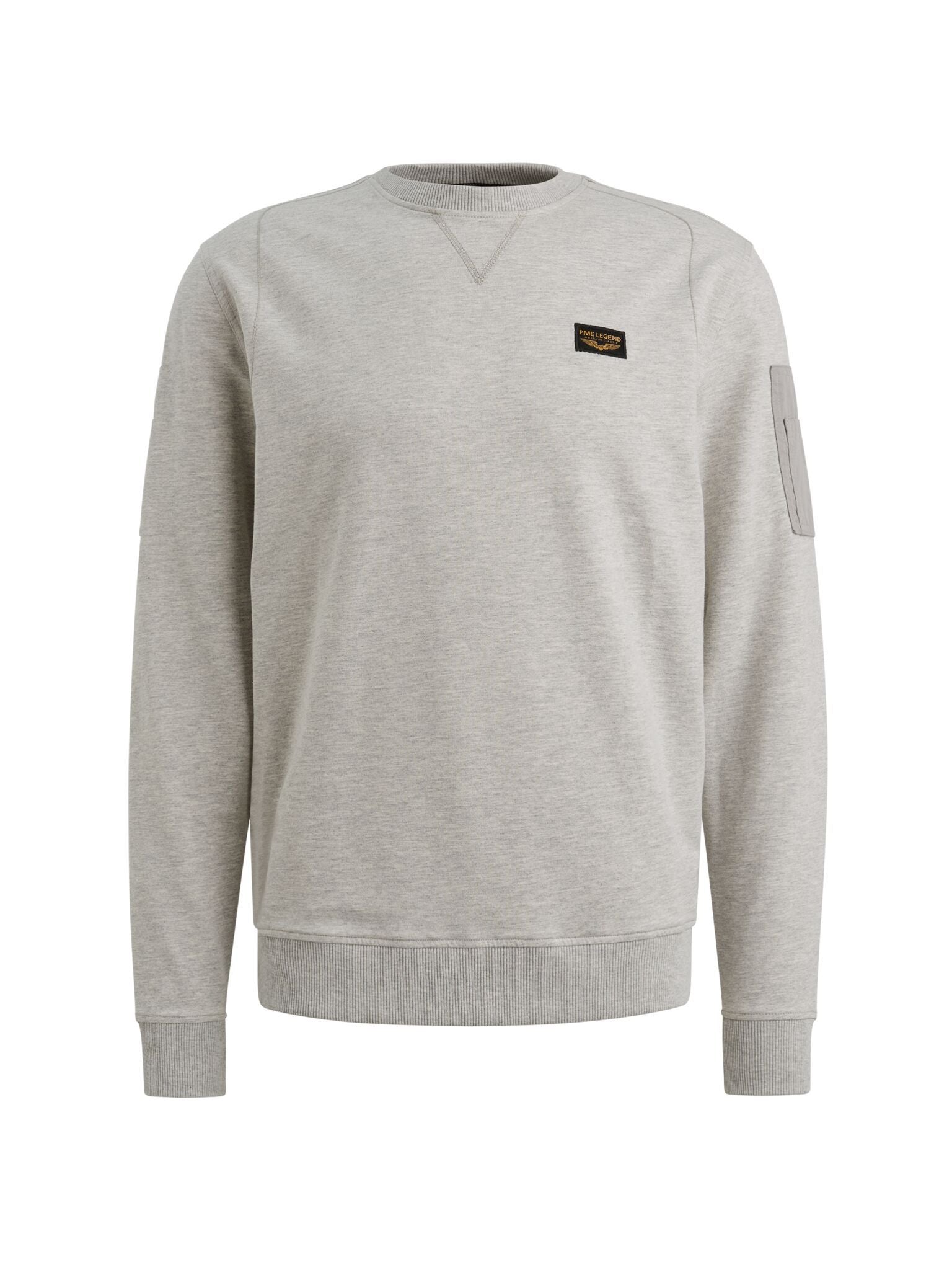 Crewneck American Classic, Light Grey Melee