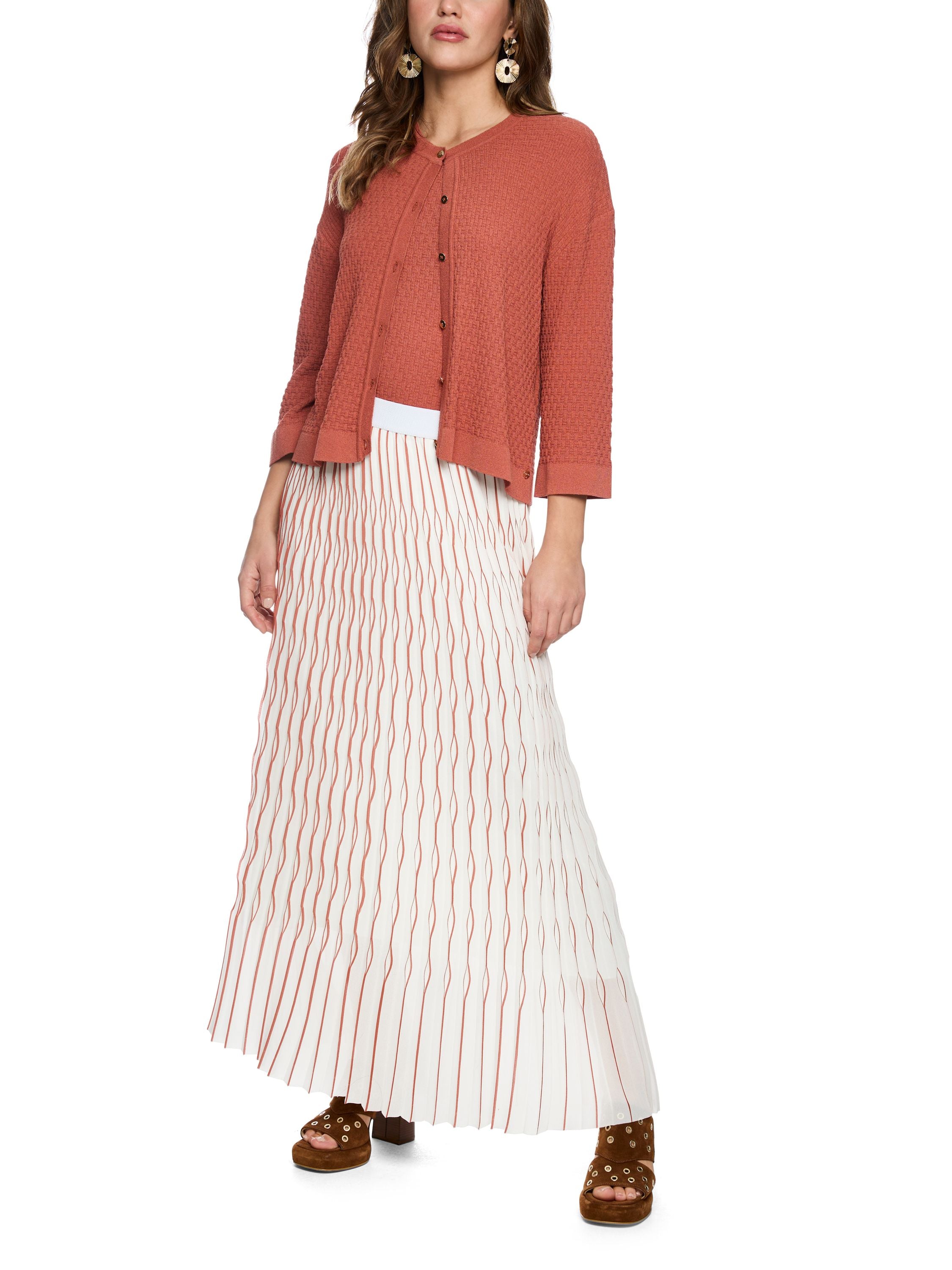 Plisseerock Maxi