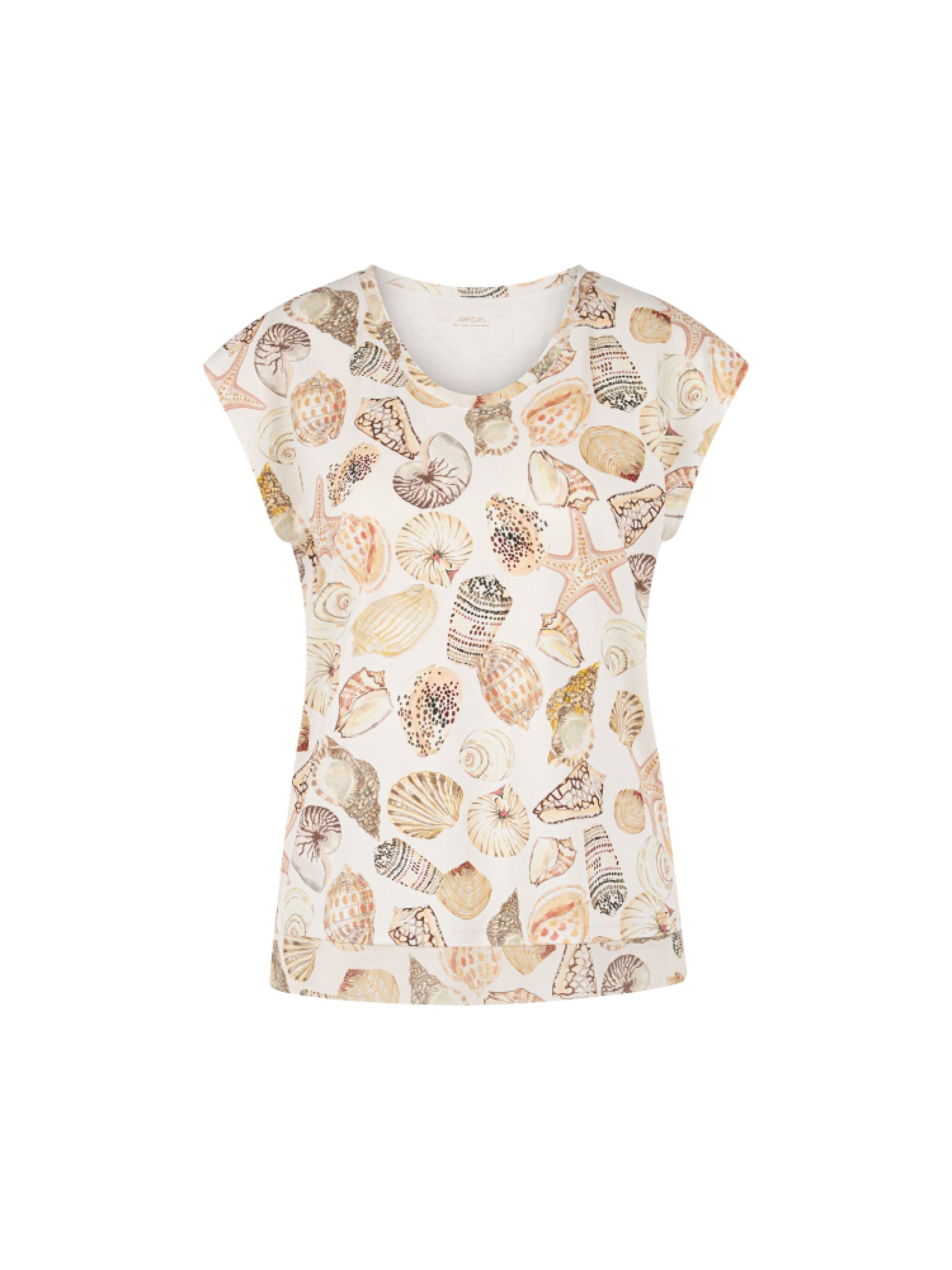Shirt mit Muschelprint