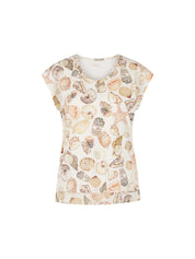 Shirt mit Muschelprint